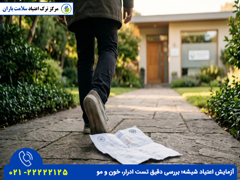 کمپ ترک اعتیاد پس از نتیجه مثبت شدن نتیجه ازمایش